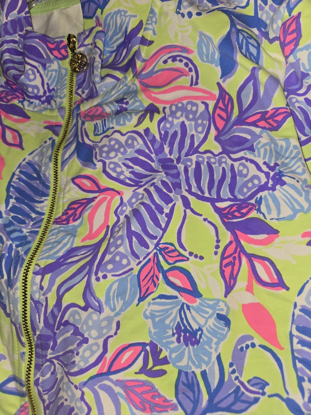 Lilly Pulitzer Leona Zip Up UPF50+